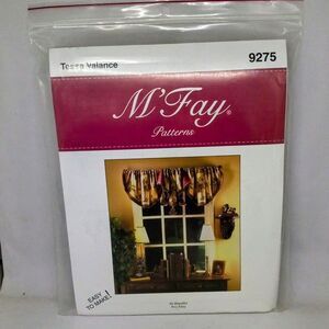 M'Fay Patterns Tessa Valance Pattern 9275-18" Depth-Interior Design-Professional